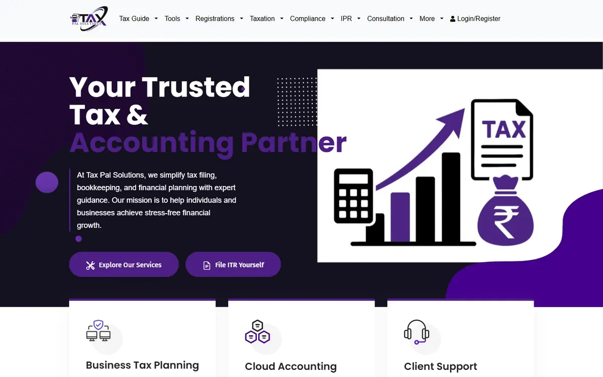 TaxPal Solutions website